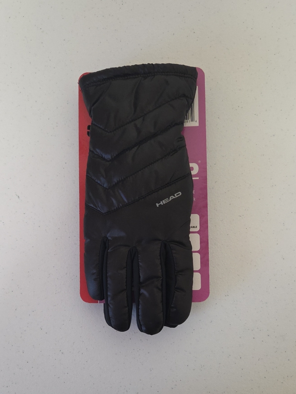 Head Black Quilted Women's Insulated Gloves